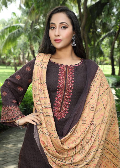 Floreon Gurleen Casual Wear Pashmina Wholesale Dress Material Collection